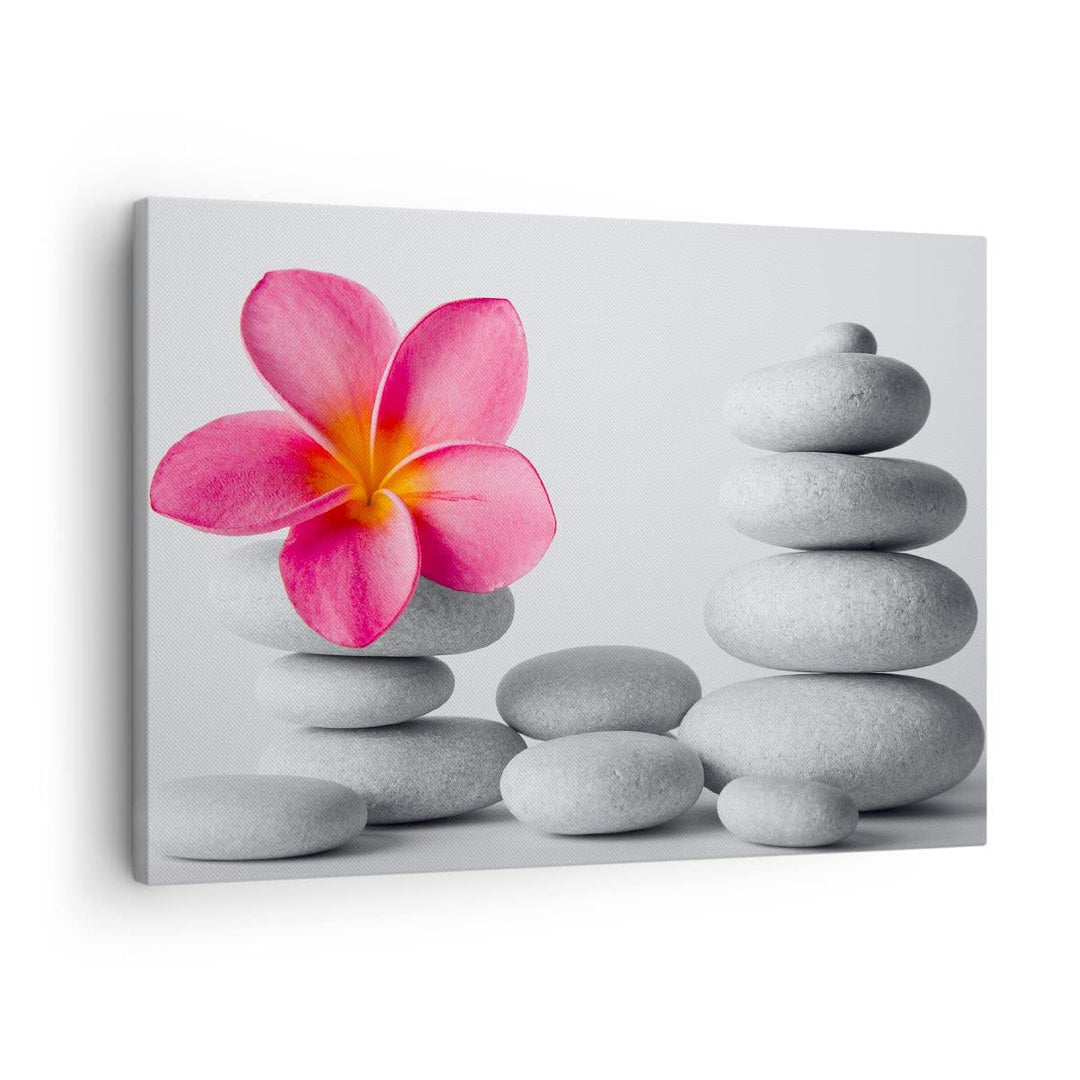 Bilder auf Leinwand Spa buddhismus ruhig blume Leinwandbild 70x50cm Wandbilder Dekoration Wohnzimmer