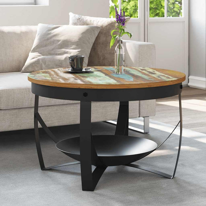 vidaXL Couchtisch Industriestil Beistelltisch Wohnzimmertisch Kaffeetisch Sofatisch Teetisch Tisch Ø