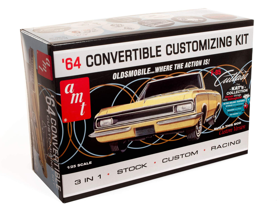 Unknown AMT 1964 Olds Cutlass F-85 Cabrio Modellbausatz Massstab 1:25