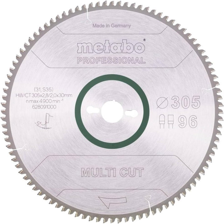 MultiCutProf 305x30, 96 TZ 5°neg