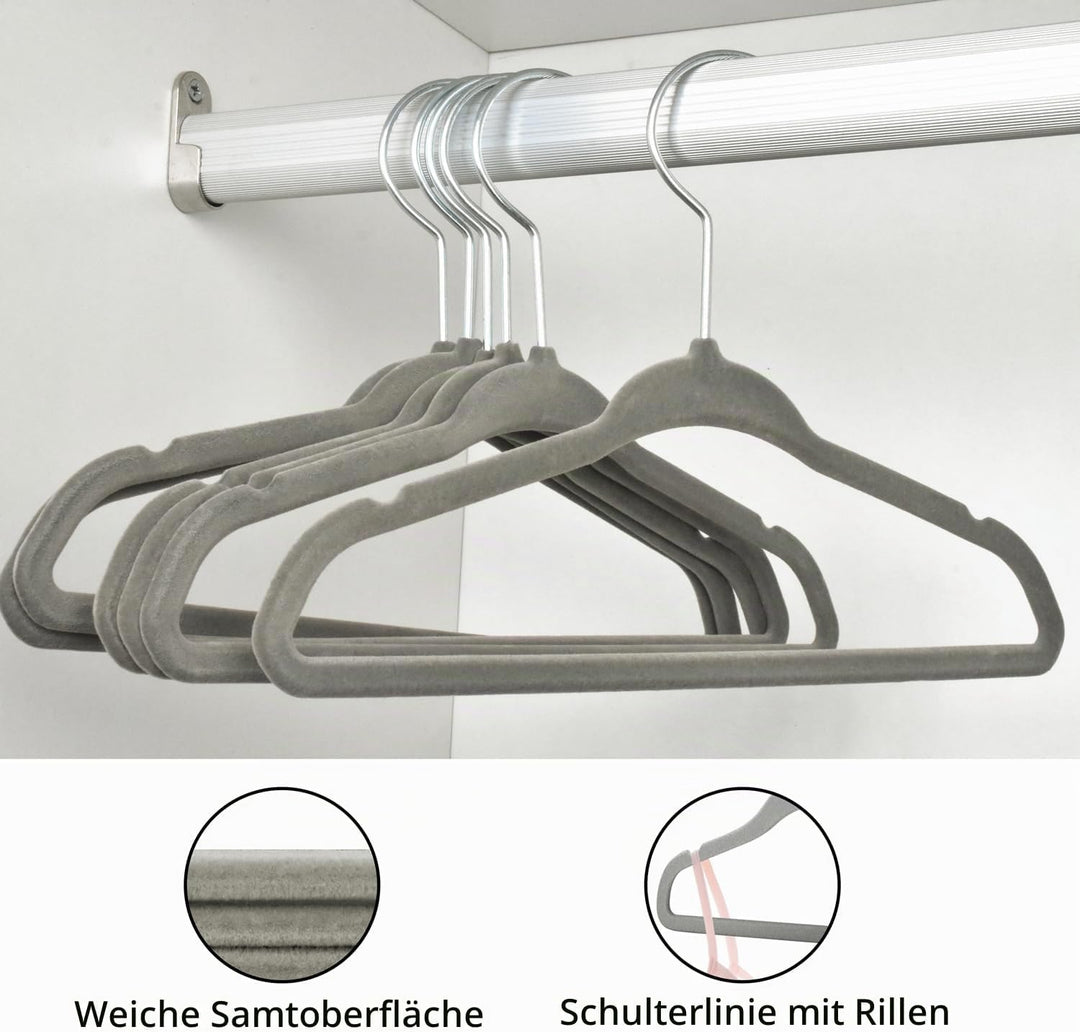 30 Pack Baby Anti-Rutsch-Samt Kleiderbügel, Säuglings- und Kleinkinderbügel, Ultra-schlanke, Platzsp