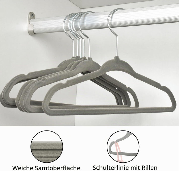 30 Pack Baby Anti-Rutsch-Samt Kleiderbügel, Säuglings- und Kleinkinderbügel, Ultra-schlanke, Platzsp