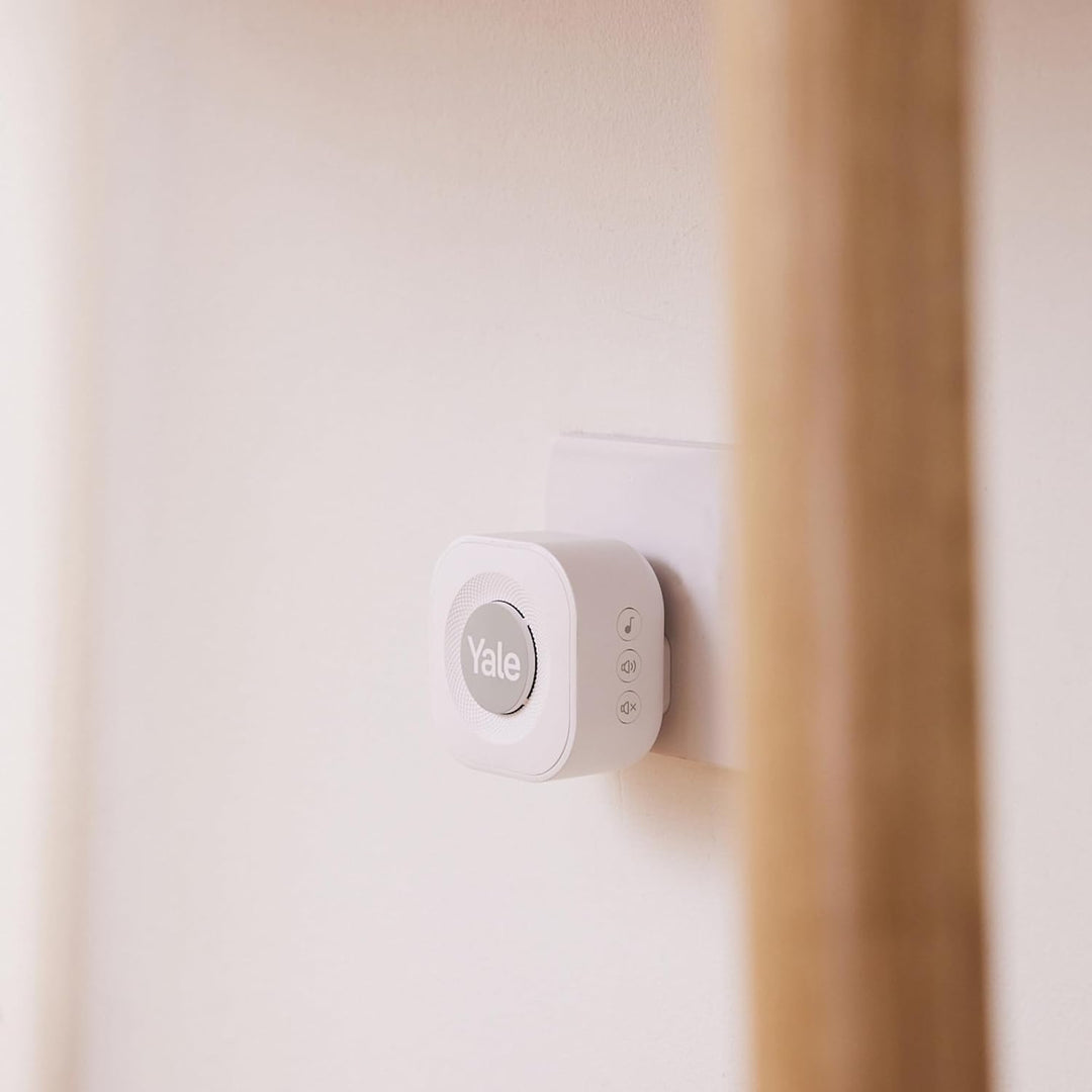 Yale - Türklingel-Gong - SV-VDBCH-1A-W - Innen-Klingel - Wählbare Klingeltöne - Plug-in-Installation