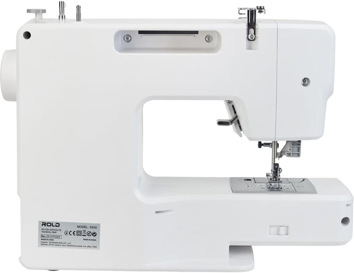 Rold S500 Computer Nähmaschine mit 300 Stichen zum Nähen aller Arten von Stoffen | Freiarm Computer-