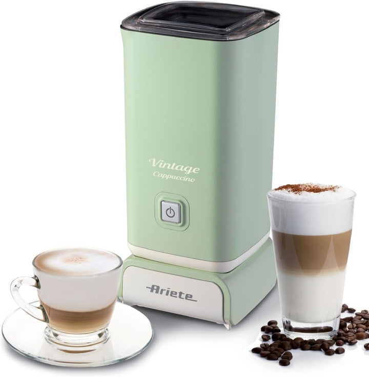 Ariete Vintage Cappucino 2878, Retro Elektrischer Milchaufschäumer im Retro-Stil für Cappuccino & He