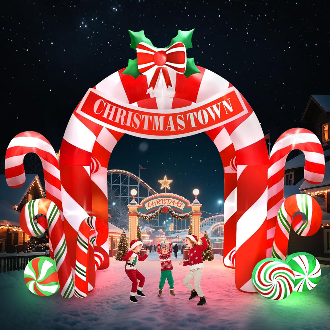 Kalolary 13FT Aufblasbare Weihnachtsdekoration mit LED Beleuchtung
