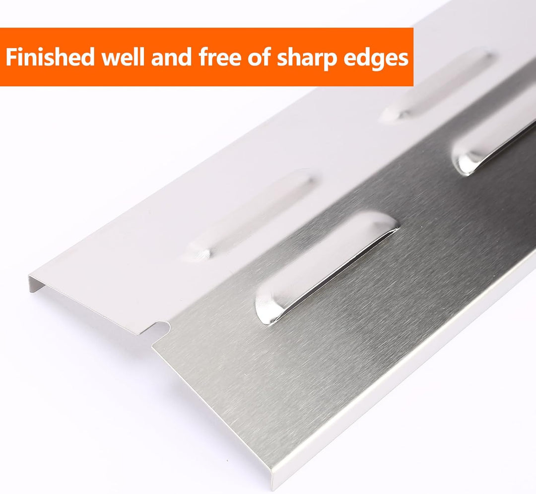 Uniflasy 36,5 x 12 cm Edelstahl Brennerabdeckung für Enders Chicago 3, Boston Pro 3K, Tepro 3561, Ba