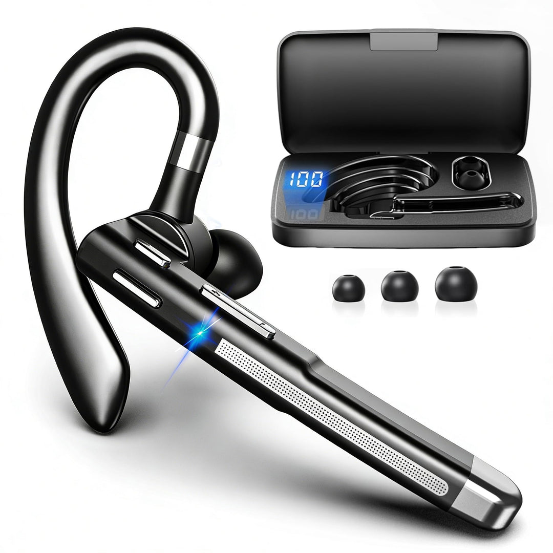 Headset Bluetooth 6.1 CVC8.0 Noise Cancelling In Ear Kopfhörer 100 Std Kabellos Kopfhörer mit Dual M