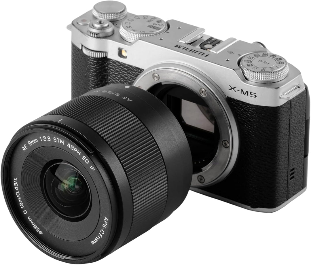 VILTROX 9mm f2.8 XF, AF 9mm F2.8 Air X Mount Objektiv für Fuji, Autofokus APS-C Ultraweitwinkelobjek