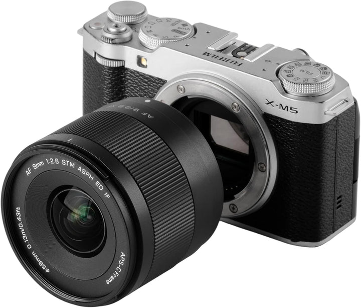 VILTROX 9mm f2.8 XF, AF 9mm F2.8 Air X Mount Objektiv für Fuji, Autofokus APS-C Ultraweitwinkelobjek