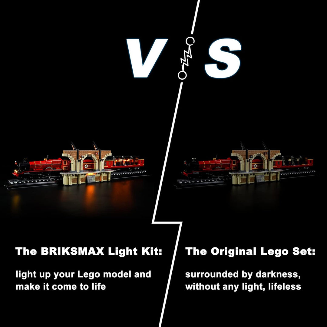 BRIKSMAX 76405 Led Licht für Lego Hogwarts Express – Sammleredition - Compatible with Lego Harry Pot