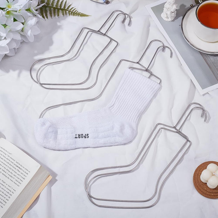UNICRAFTALE 6 Stück 3 Grössen Sockenblocker Edelstahl Socken Trockenbügel Strick Sockenformer Metall