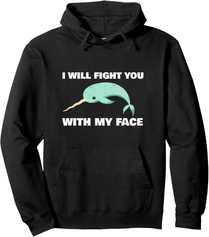 Lustiger Narwal Ich werde Sie Einhorn des Meeresgeschenks be Pullover Hoodie