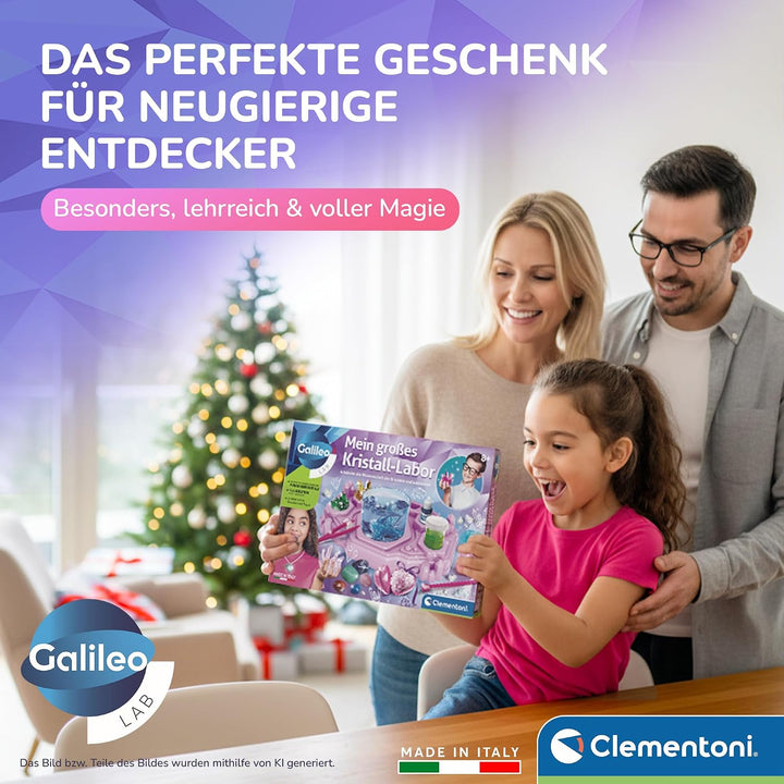 Galileo Lab Mein grosses Kristall-Labor - DIY Experimentierset zur Herstellung riesiger Kristalle &amp;