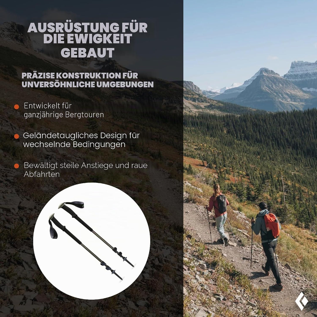 Black Diamond Trail Trekking Poles Pine Smoke