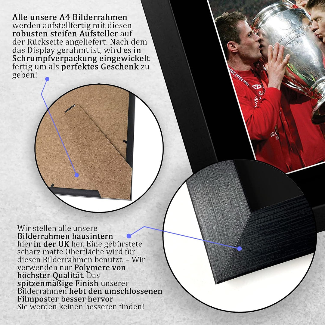 HWC Trading FR Autogramm Steven Gerrard & Jamie Carragher Liverpool Gifts Gedruckt Autogramm für Fan