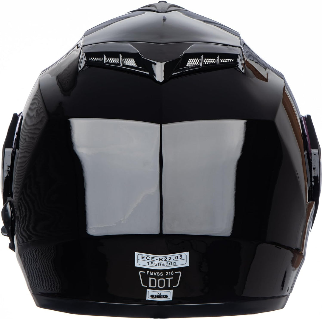 Helm für Motorräder Full-Face Motorcycle Helmet Tragbarer Integralhelme Flip-up Motorradhelm Zertifi