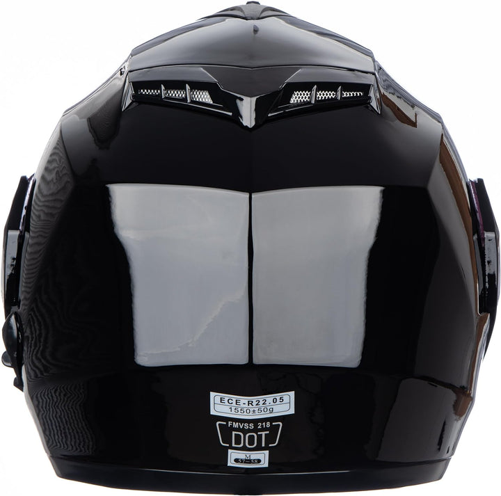 Helm für Motorräder Full-Face Motorcycle Helmet Tragbarer Integralhelme Flip-up Motorradhelm Zertifi