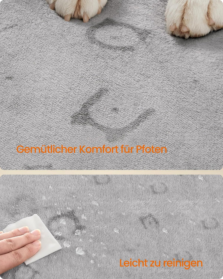 Feandrea Hundedecke, 2er Set, Wiederverwendbare Hundematte, 122 x 91 cm, XL, wasserdicht, auslaufsic