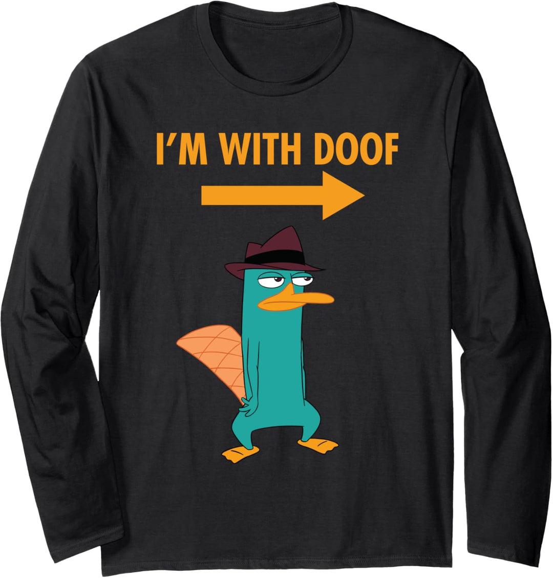 Phineas and Ferb: Candace Against the Universe I'm With Doof Langarmshirt