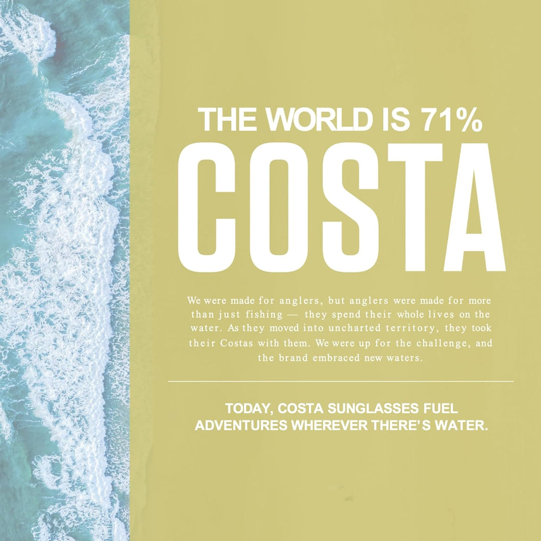 Costa Del Mar Herren Sonnenbrille Blackout/Blue