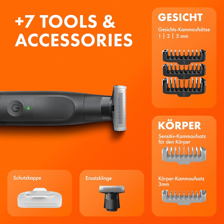 Gillette Fusion One Hybrid Trimmer &amp; Rasierer, Face &amp; Body