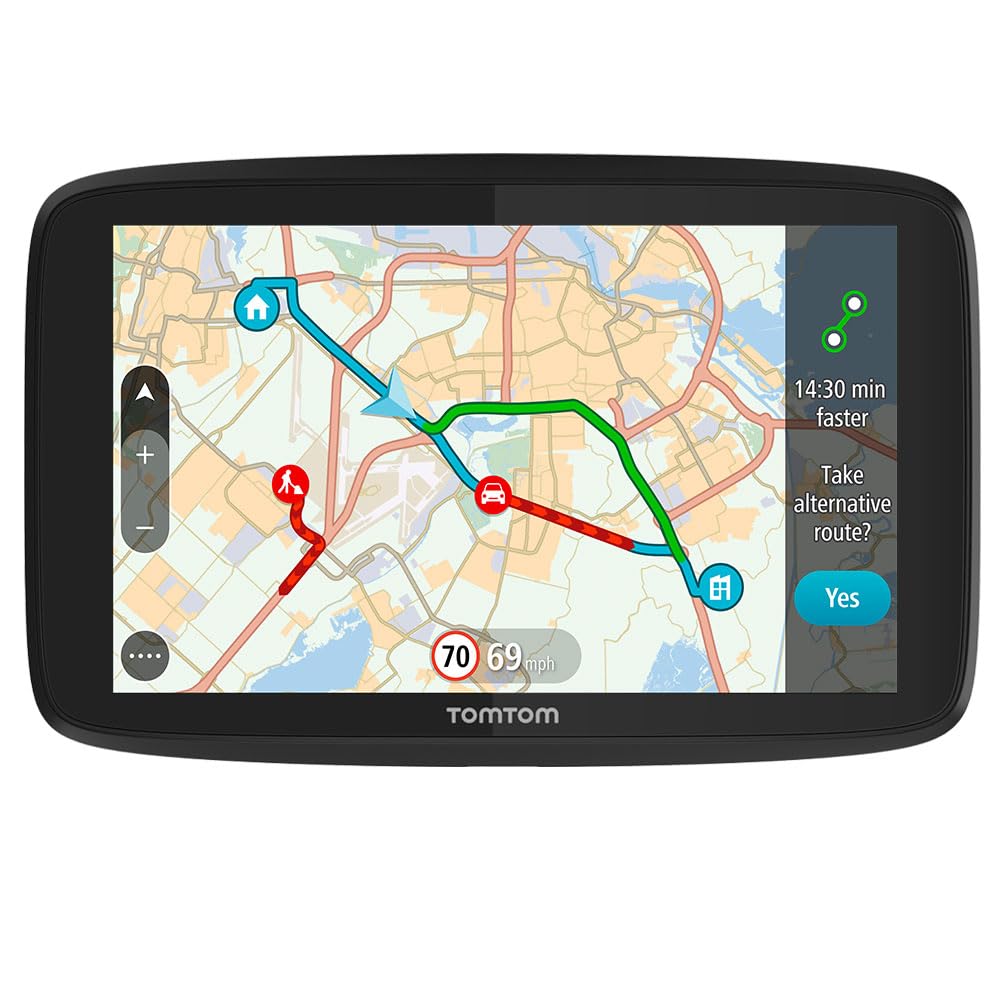 TomTom Auto GPS GO 520 - 5 Zoll Weltkarte, Verkehr, Gefahrenzonen über Smartphone, Freisprechen 5 po