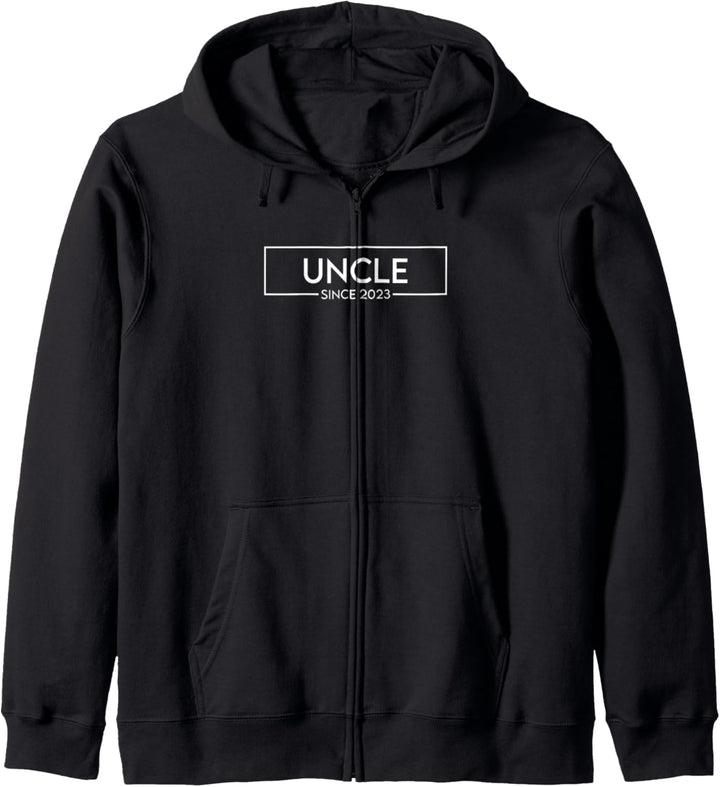 Uncle Since 2023 Promoted To Uncle Est 2023 Kapuzenjacke