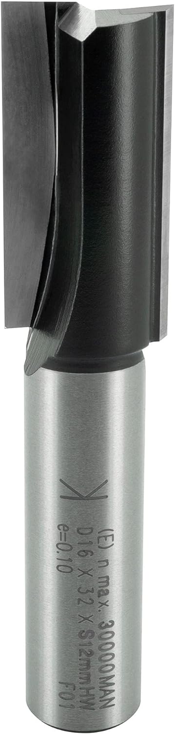 ENT 10548 Nutfräser HW, Schaft (S) 12 mm, Durchmesser (D) 16 mm, NL 32 mm, SL 40 mm, GL 72 mm D=16 /
