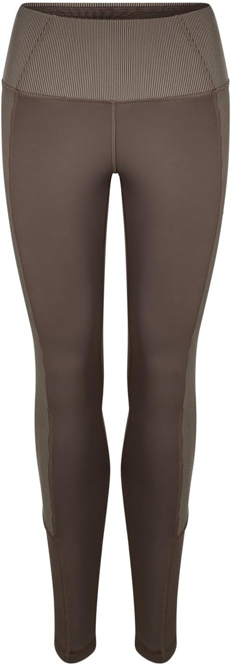 Reebok Damen S Rib Hr Tight Leggings XS Trkgry, XS Trkgry