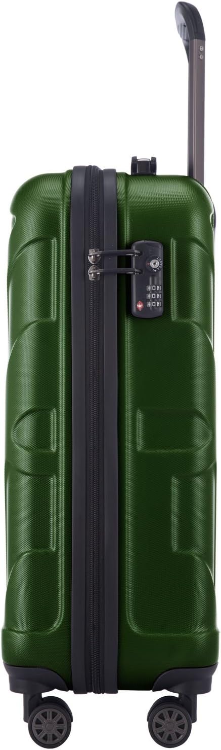 suitline 3er Koffer-Set Trolley-Set Rollkoffer Hartschalen-Koffer Reisekoffer, TSA, (55 cm, 66 cm, 7