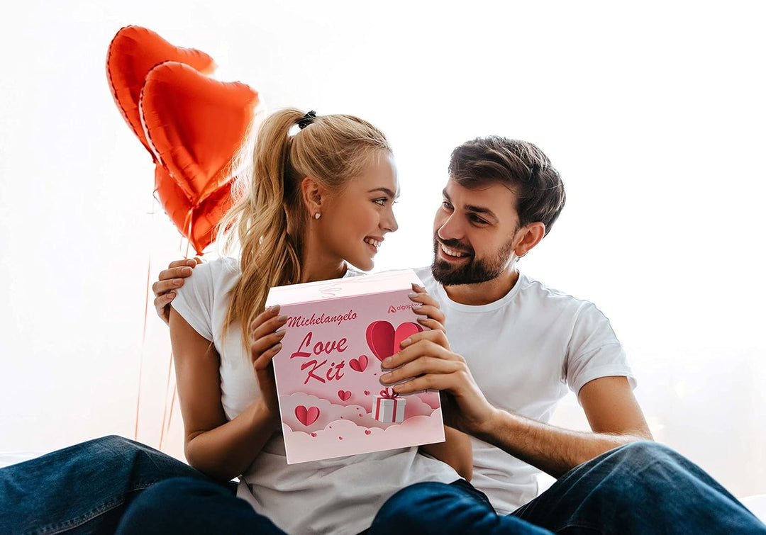 Michelangelo KIT Hände Handabdruck Set. Kreative Geschenk-Idee für Paare und Freunde. Perfekt für Ho