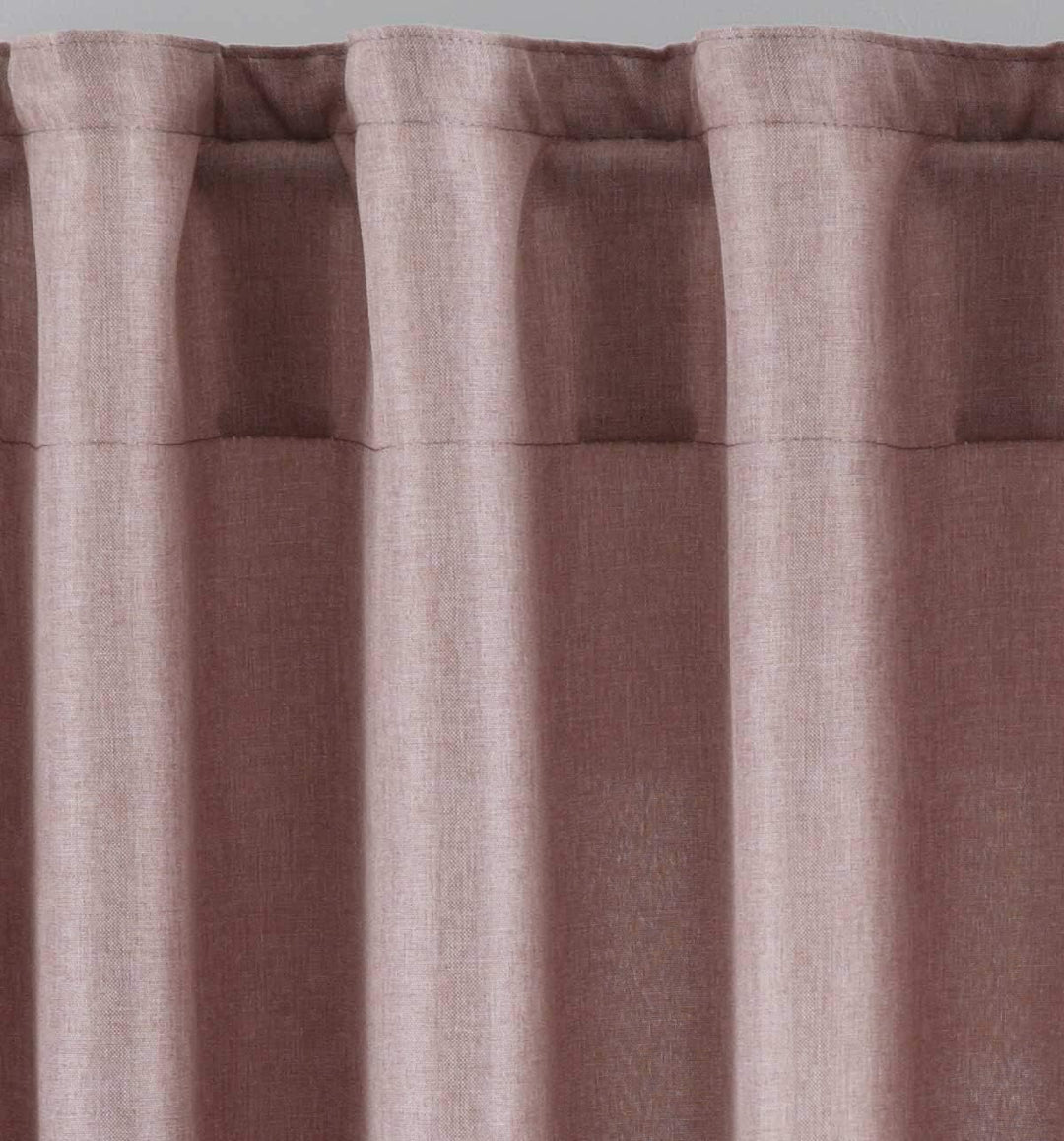 Vorhang Verdeckte Schlaufen Cationic »JENA« HxB 250x300 cm Taupe Blickdicht Leinen Optik Gardine Mel