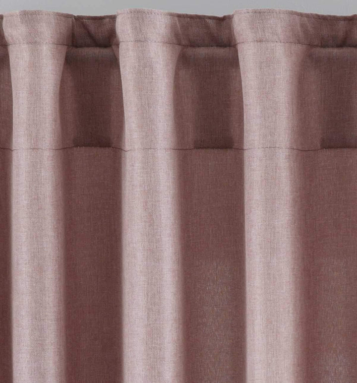 Vorhang Verdeckte Schlaufen Cationic »JENA« HxB 250x300 cm Taupe Blickdicht Leinen Optik Gardine Mel