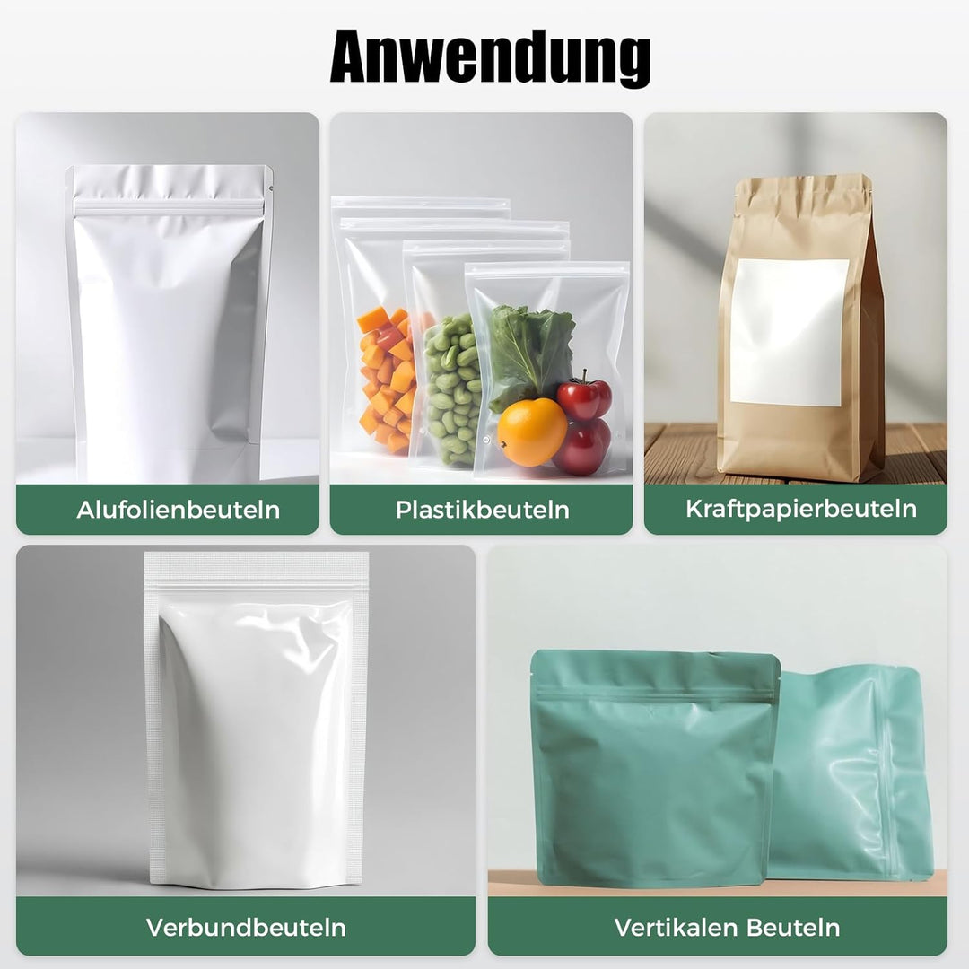500W 220V Automatische Versiegelungsmaschine Durchlaufsiegelgerät Folienschweissgeräte für Plastikbe