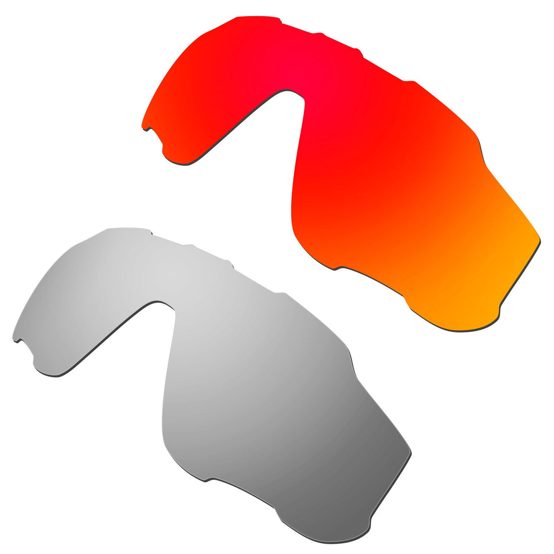 HKUCO Plus Mens Replacement Lenses for Oakley Jawbreaker - 2 Pair