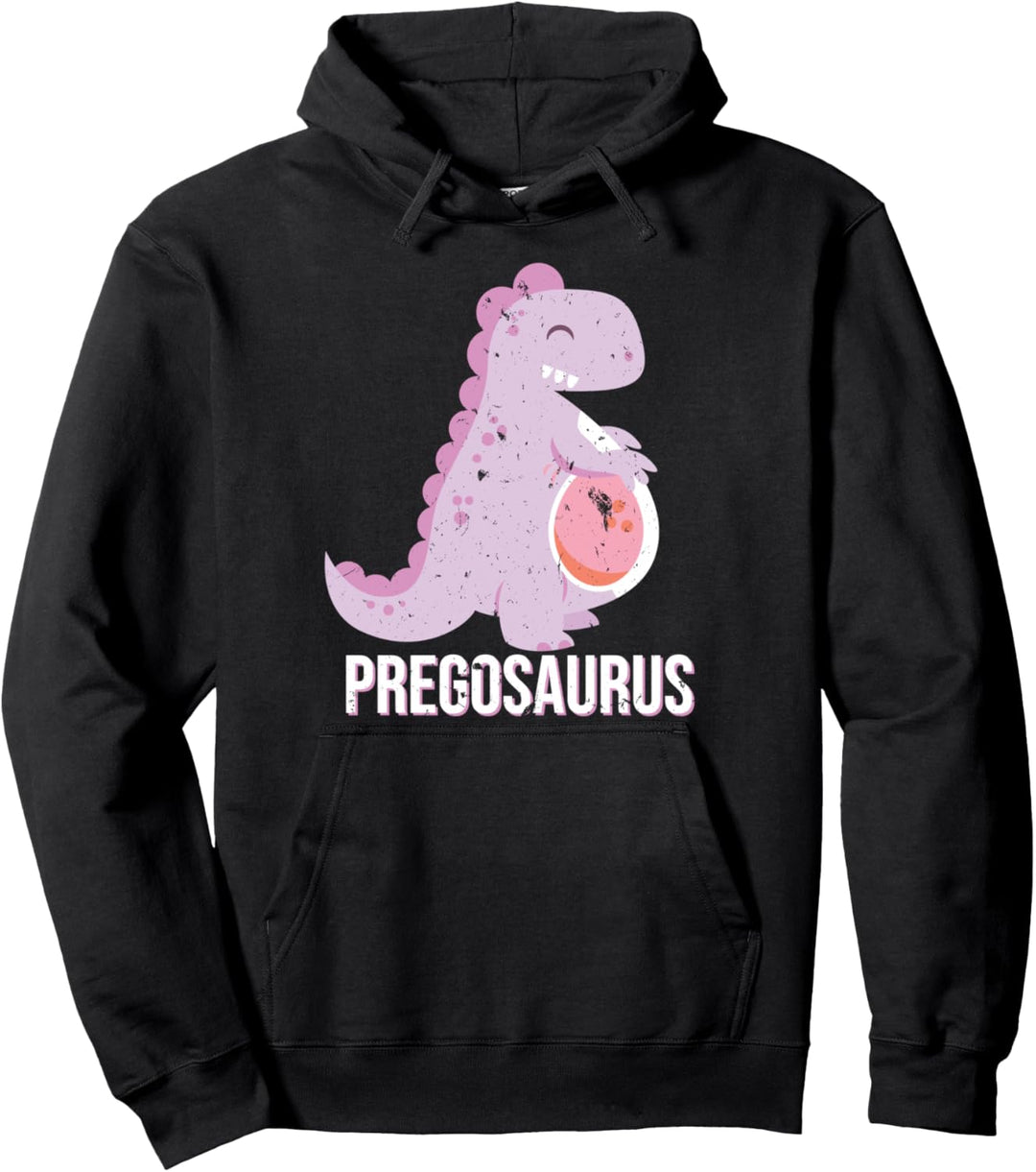 Pregosaurus lustige Dinosaurier Schwangerschaft Pullover Hoodie