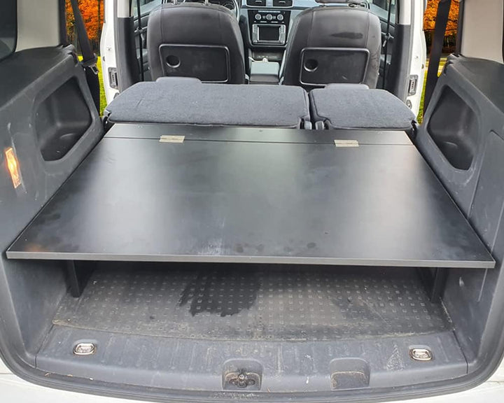 BREMER SITZBEZÜGE Multiflexboard klappbar kompatibel mit VW Caddy Kurz und Maxi ab 2003 Bettverlänge