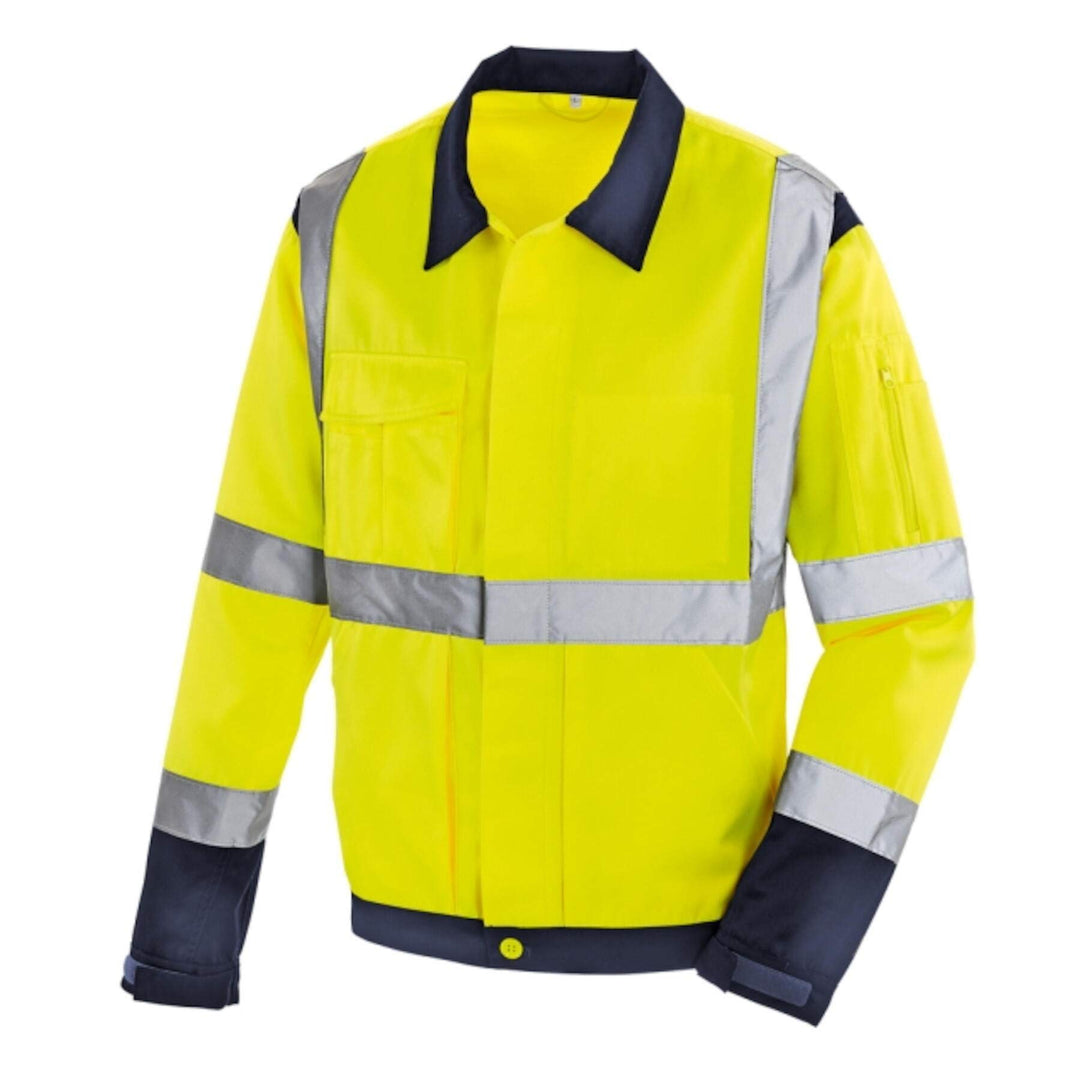 teXXor 4116-XXXL Warnschutz-Jacke "Davenport", Grösse XXXL, Warngelb/Marineblau Grösse XXXL Warngelb