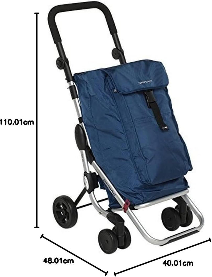 Foppapedretti „Go Up“-Einkaufsroller Blu (Navy)
