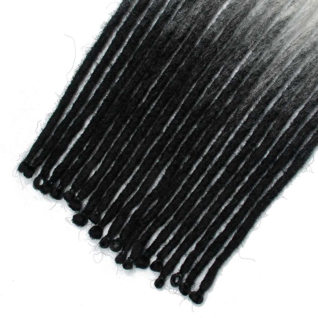 Dünne 0.6cm Synthetische Dreadlock Extensions Handgemacht 24 Zoll 20 Stränge Häkelhaar Lange Häkelzö