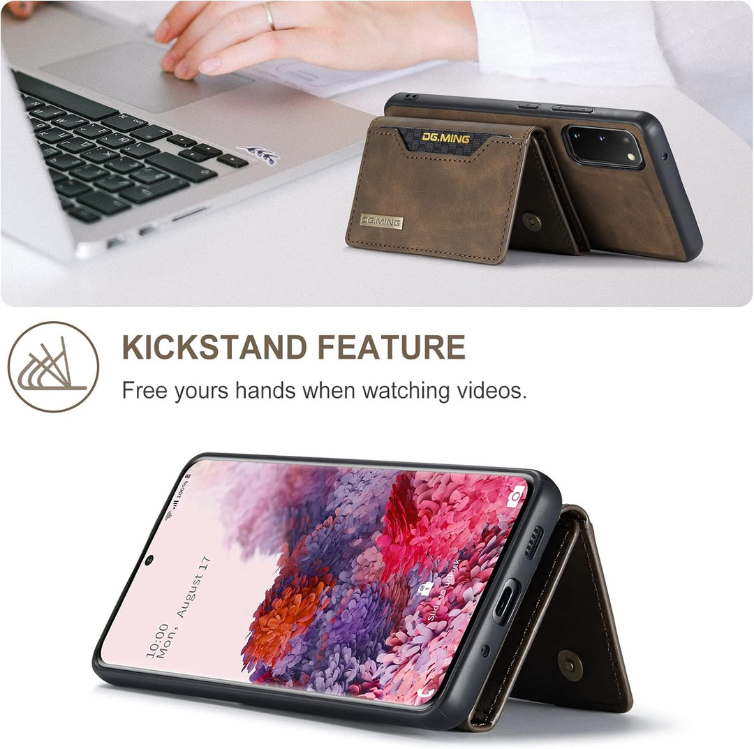 UDBKKDX 2 in 1 Handyhülle für Samsung Galaxy S23 Ultra, abnehmbare Brieftasche und magnetische Adsor