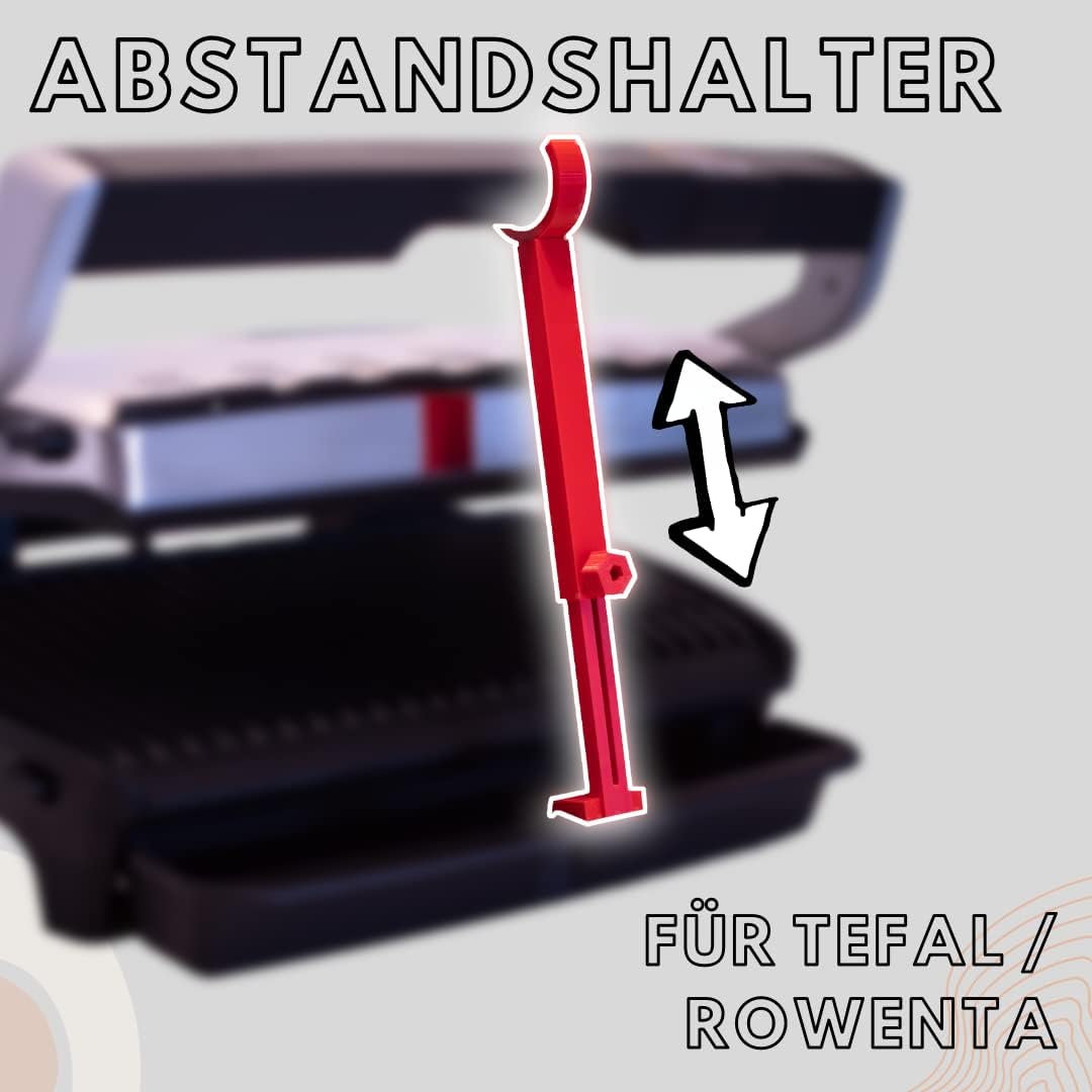Optigrill Kontaktgrill Abstandshalter Spacer Zubehör für alle Modelle +Standfüsse (Gelb Standard/Plu