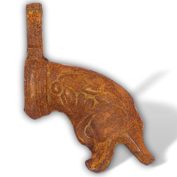 aubaho Brunnen Wasserspeier Drache Brunnenauslauf Eisen Antik-Stil