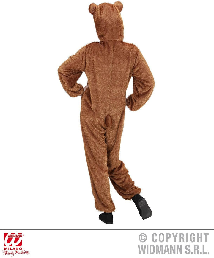 "FUNNY BEAR" (hooded jumpsuit with mask) - (M - h 165 cm), M