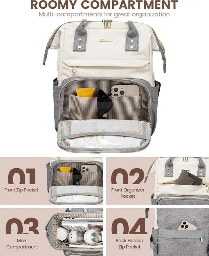 LOVEVOOK Rucksack Damen Klein, Rucksackhandtaschen Elegant, Wasserdicht Cityrucksack Rucksacktache 2