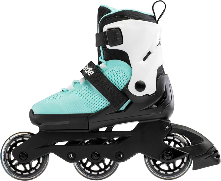 Rollerblade Unisex – Babys Microblade 3wd Inline-Skates 36.5-40.5 AcquaMarina/Bianco, 36.5-40.5 Acqu
