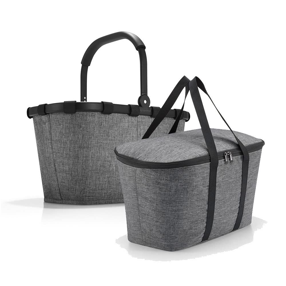 reisenthel, Set aus carrybag BK + coolerbag UH, BKUH, Einkaufskorb mit passender Kühltasche, Twist