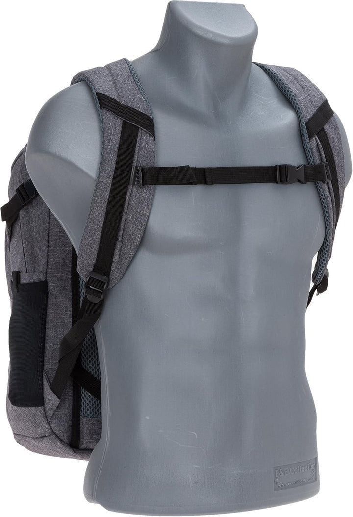 2 Teile Set Bestway Schulrucksack Packer Rucksack Schultasche 40177 + Trinkflasche (Dark Side (grau)