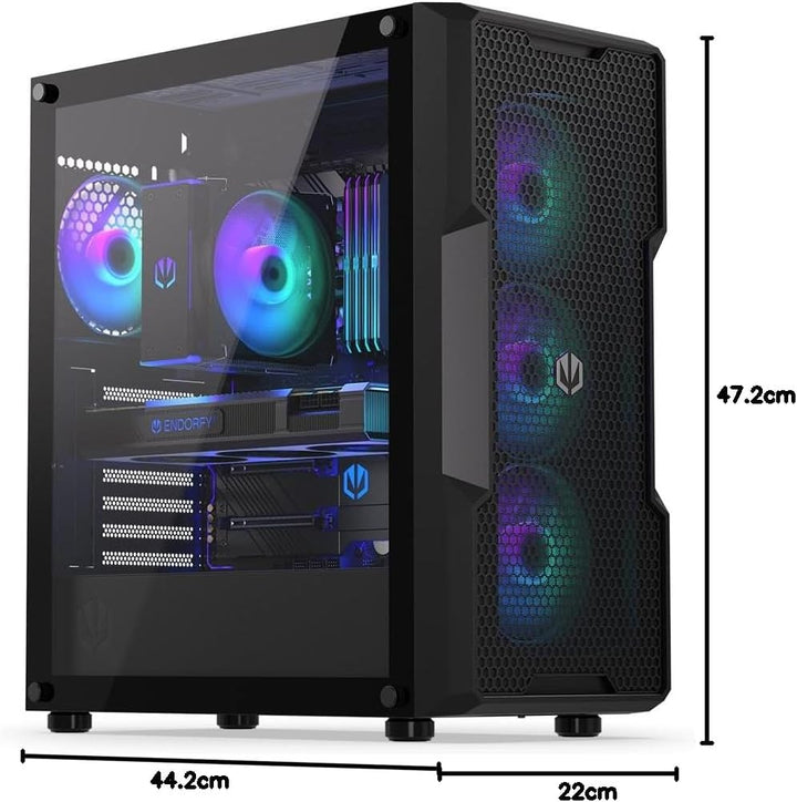 Coverage ENDORFY REGNUM 400 ARGB 4x120mm ARGB Fans, 4x120mm ARGB Fans